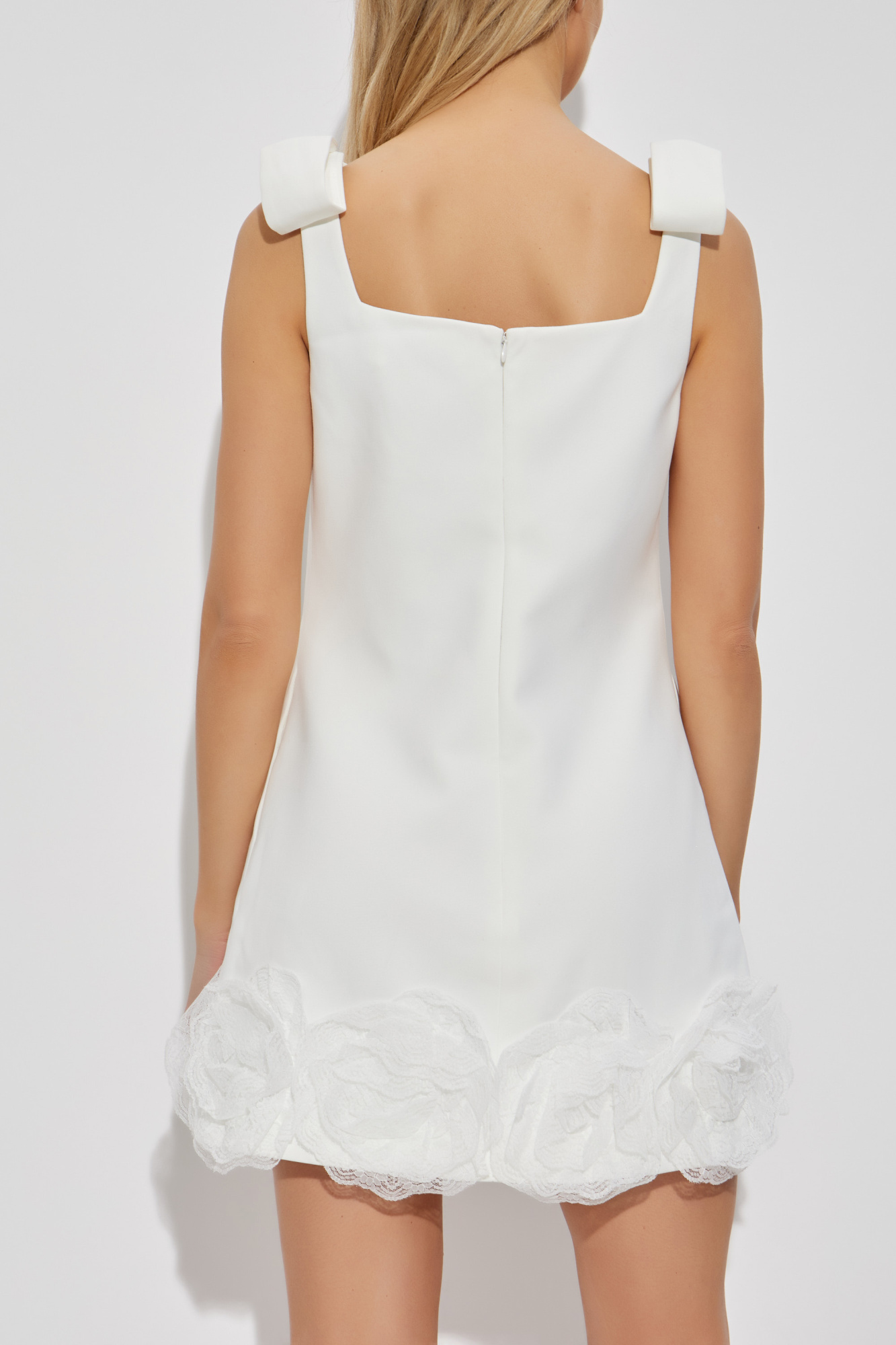 ワンピース SELF-PORTRAIT Woman Dress White RS25087SW WHITE White long-sleeved mini dress Self-portrait - women - SELF